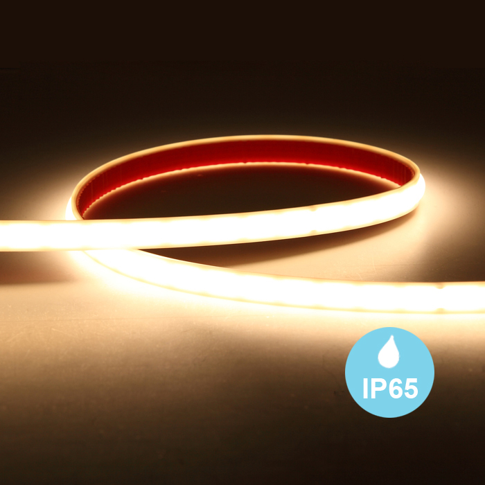 12V Warm White LED Strips - IP65 Waterproof LED Strip Lights