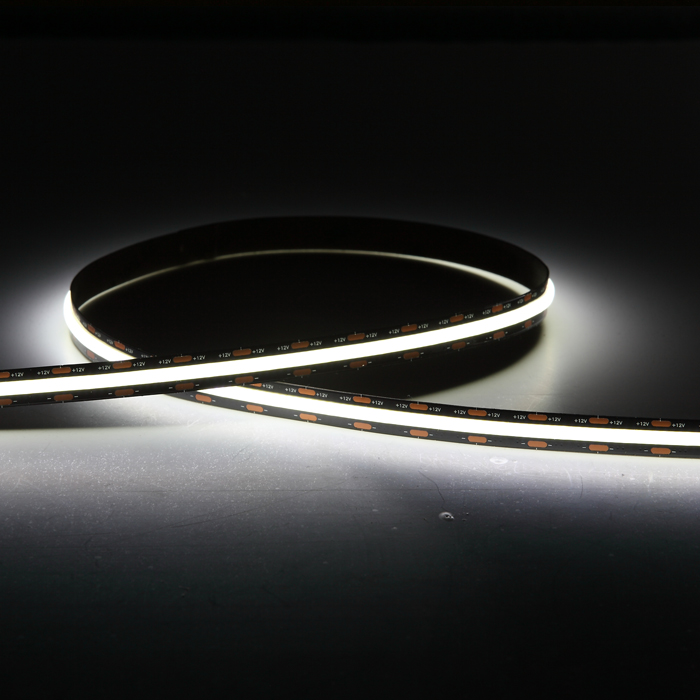 5000K COB LED Strip Lights - 12V Black PCB – High CRI 95
