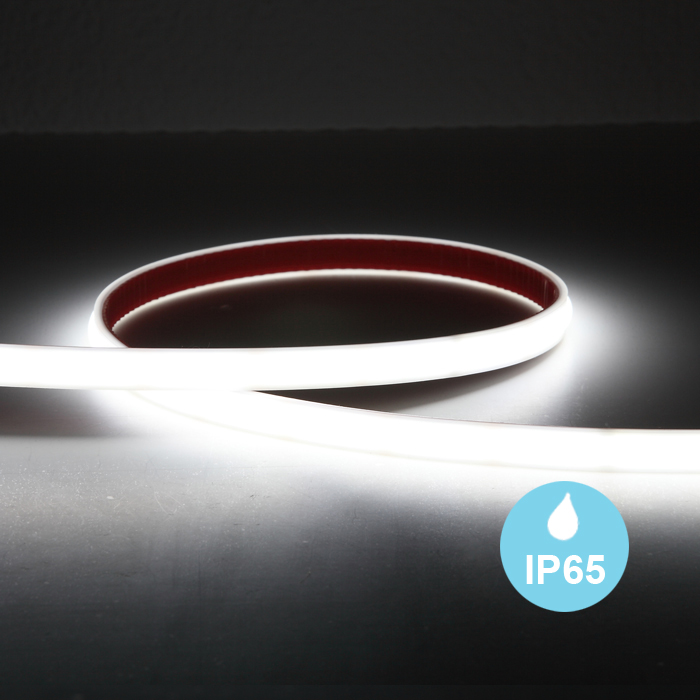 Waterproof COB LED Strip - IP65 24V 6500K COB LED Strip Light