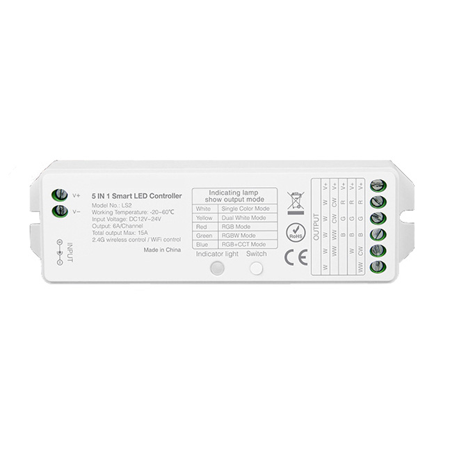 RGB CCT LED Controller 5-in-1 Receiver