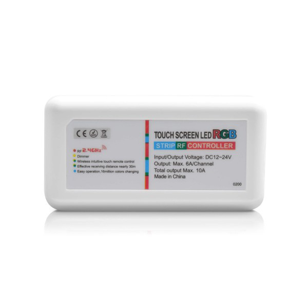 2.4G Touch Screen RGBW LED Controller RF Wireless Touch Remote Controller For LE - Foto 4