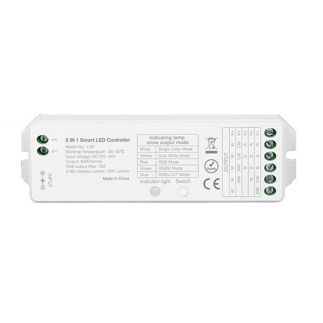WiFi RGBW LED Controller Kit, 8 Zone