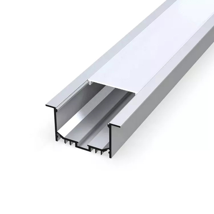 LED Recessed Channel with diffuser for LED Strip, 2.4 M (94 in), W32