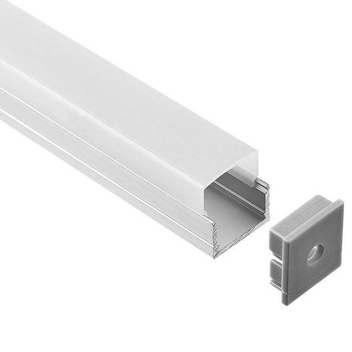 LED Strip Light Channel, Aluminum Extrusion Profile 2 M (6.56 FT), M20