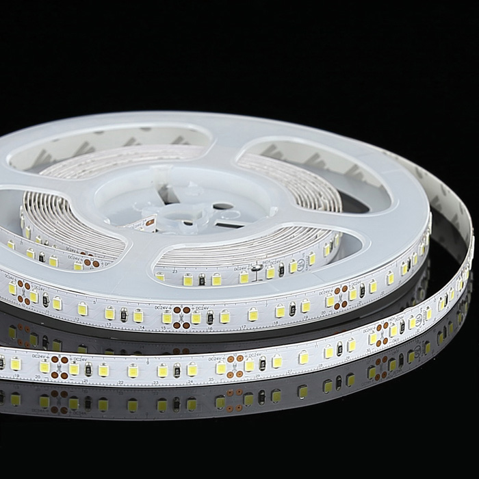 Mid-output 2835 24V LED Strip Light, Cool White 6500K, 120/m, 5m Reel