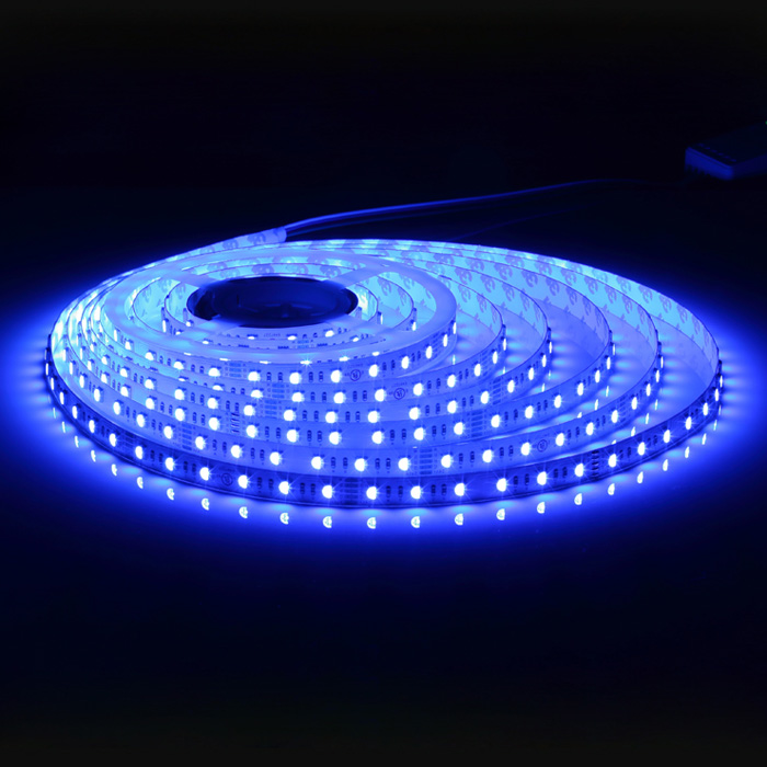 Blue LED Strip Lights - Splashproof 60 LED/m 24V