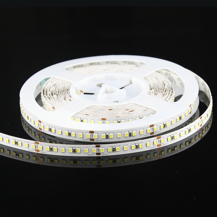 High Efficacy 2835 24V LED Strip Light, Cool White 6500K, 160/m, 5m Reel
