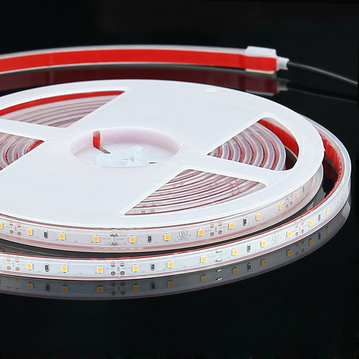 Low Output Outdoor IP65 24V LED Strip, Current Control, Soft White 3000K, 60/m, 10m Reel