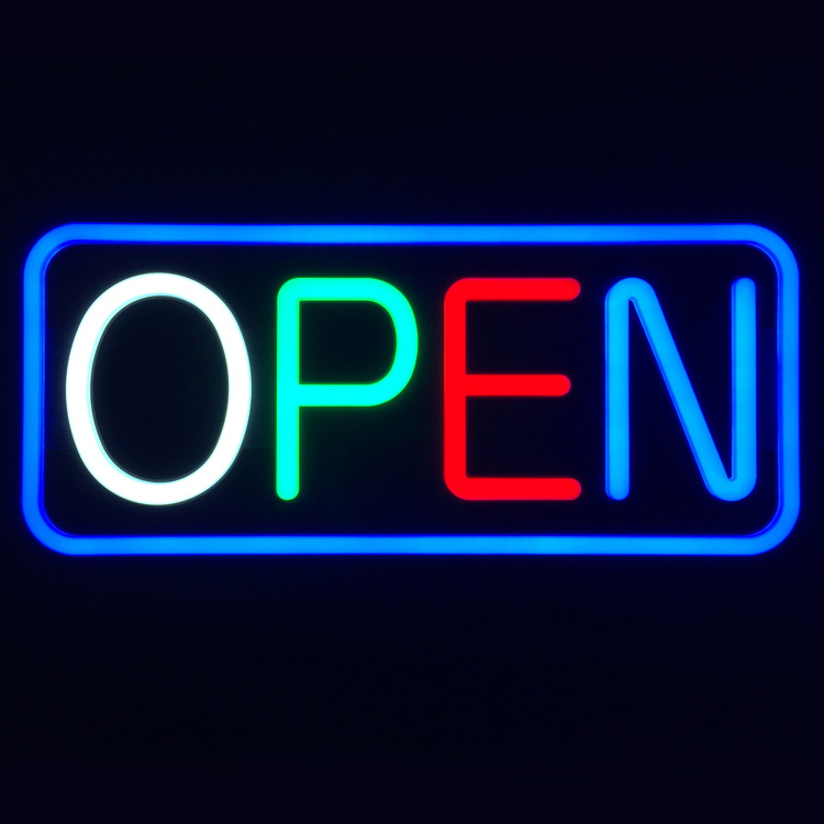 Electric Light Up Open Sign, Commercial Open Sign
