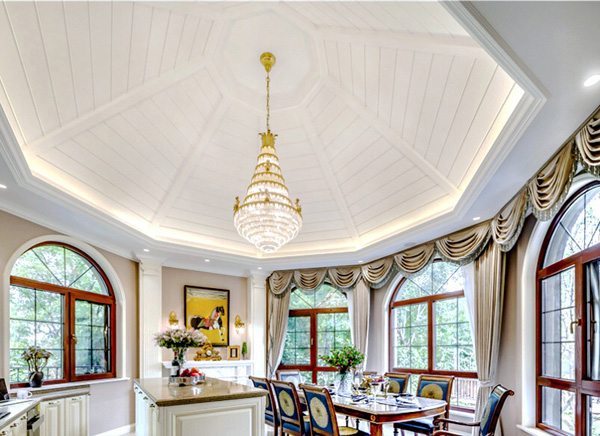 Dining room 4000K cove lighting